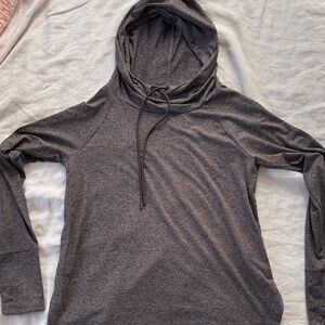 Purple hooded Athleta top